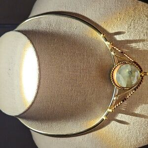Rutilated Quartz Necklace Golden Empress Choker
